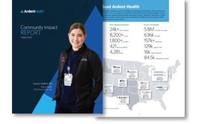Cover pages of the Community Impact Report