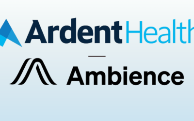 Ardent Health and Ambience Healthcare logos stacked